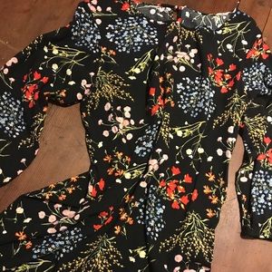 Modern Floral Chemise Dress